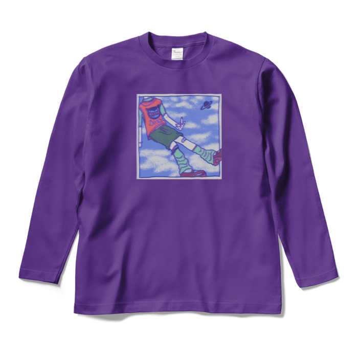 ロングスリーブTシャツ - M - パープル