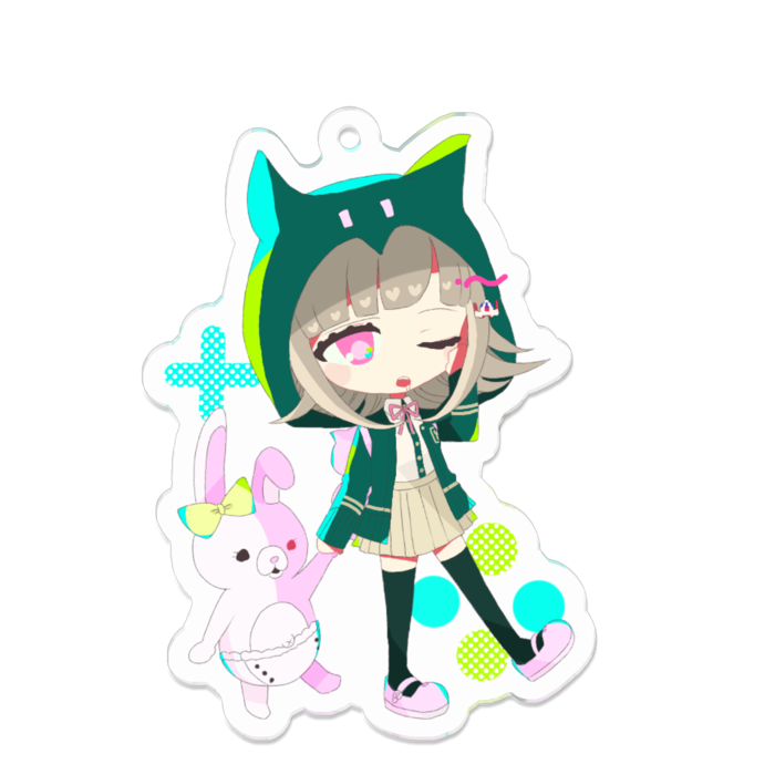 アクリルキーホルダー - 70 x 70 (mm)