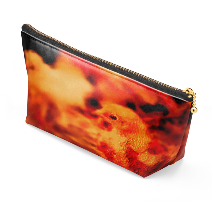 ポーチ - 長さ21.5cm / 高さ10cm - ブラック