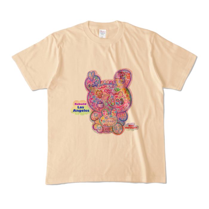 カラーTシャツ - M - ナチュラル (淡色)