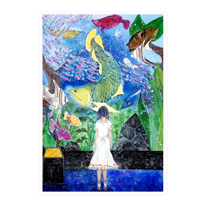 ステッカー - 100 x 100 (mm)