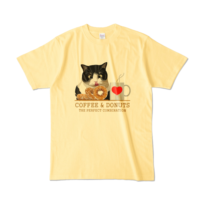 カラーTシャツ - L - ライトイエロー (淡色)