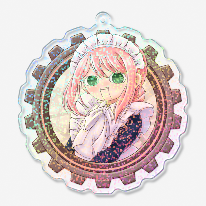 マリー2歯車ホログラムアクキー(グリッター) - 70 × 70mm