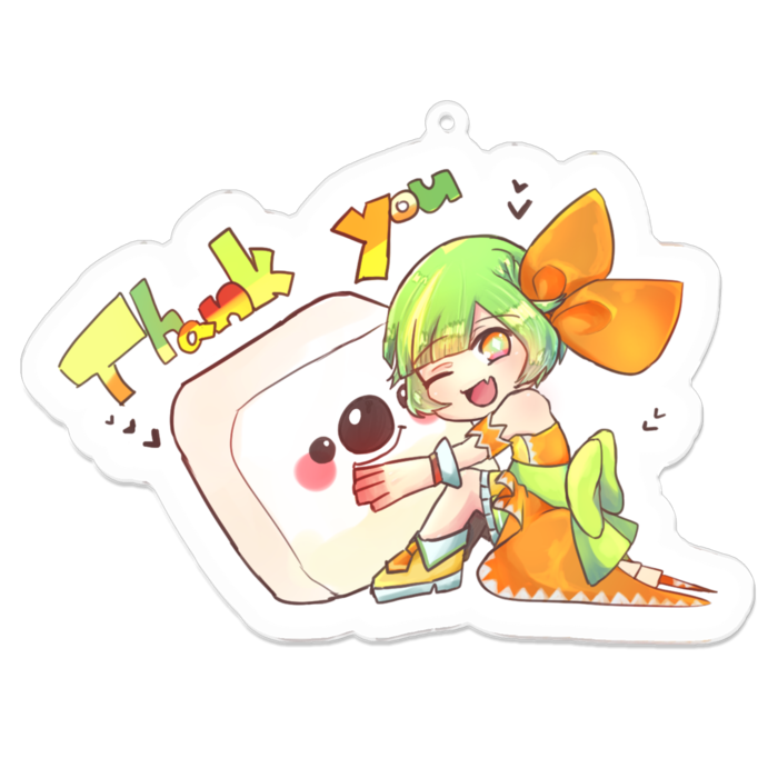 アクリルキーホルダー - 100 x 100 (mm)