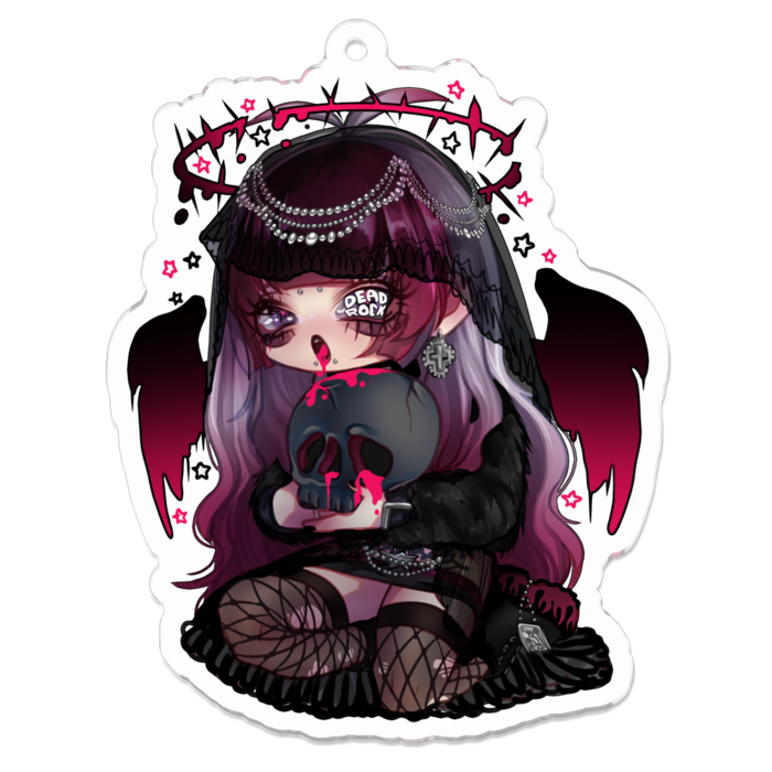 ﾎｱｼﾘｶｶｯｺｶﾘ 堕 アクリルキーホルダー Deadrock Inferiority Booth