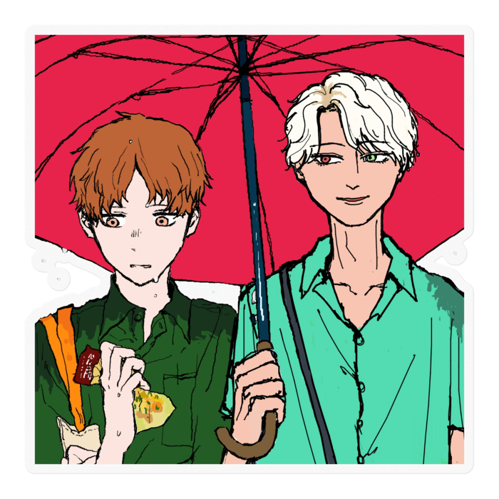 ステッカー - 100 x 100 (mm)