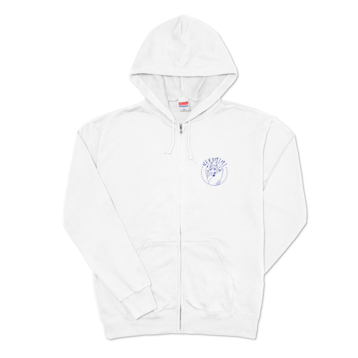 ホワイト＋ブルー【XL】