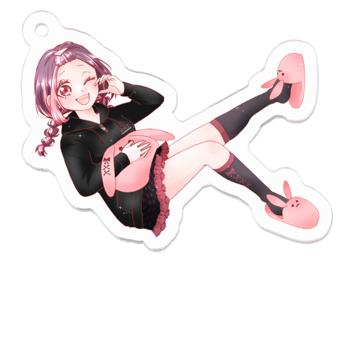 アクリルキーホルダー - 50 x 50 (mm)