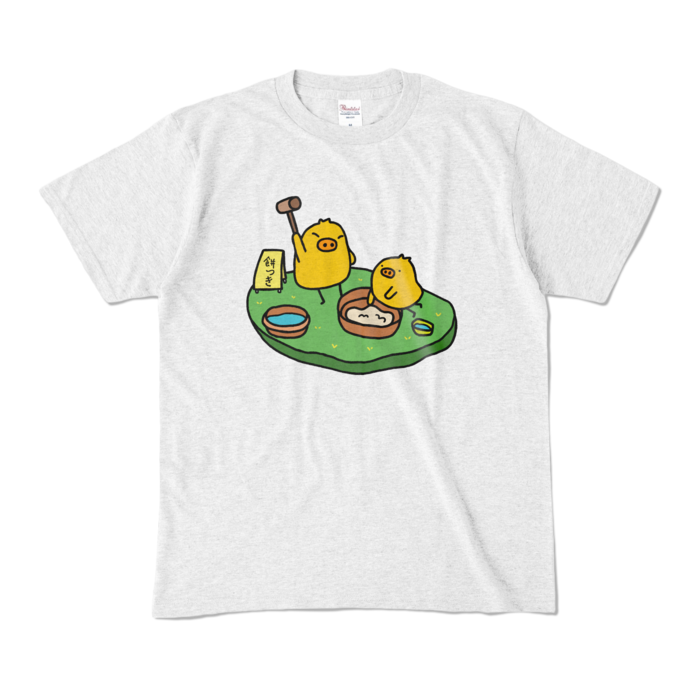 カラーTシャツ - M - アッシュ (淡色)