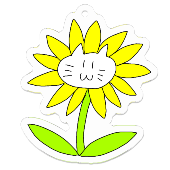 アクリルキーホルダー - 50 x 50 (mm)