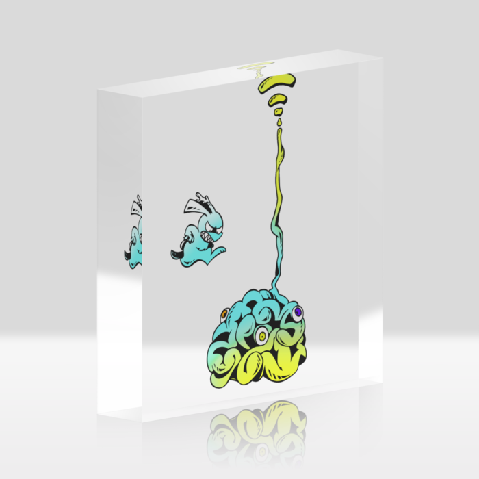 アクリルブロック - 100x100mm(6)