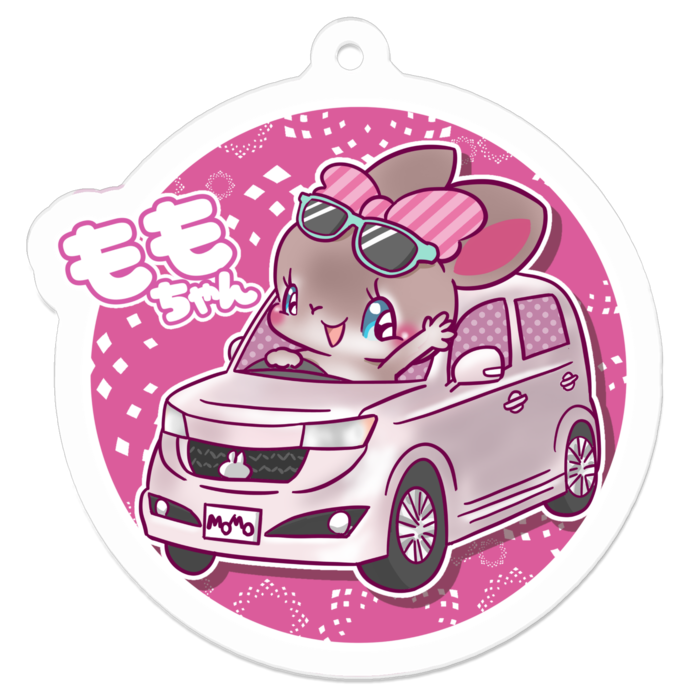 アクリルキーホルダー（コーティング） - 50 x 50 (mm)