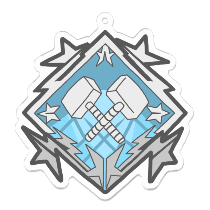 アクリルキーホルダー - 70 x 70 (mm)