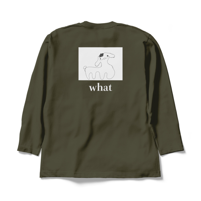 ロングスリーブTシャツ - XL - アーミーグリーン