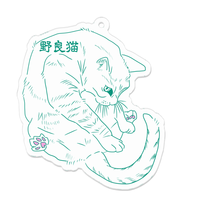 アクリルキーホルダー - 70 x 70 (mm)