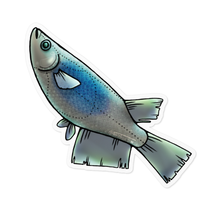 深海　ー　ホワイト／100 x 100㍉