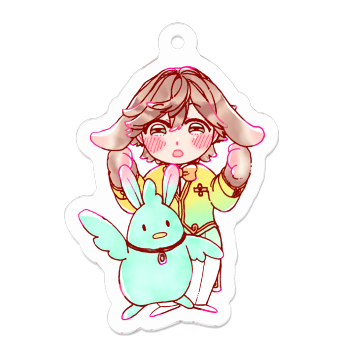 アクリルキーホルダー - 50 x 50 (mm)