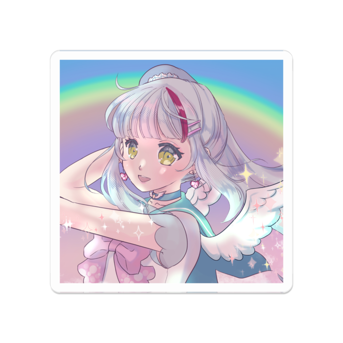 アクリルバッジ - 50 x 50 (mm)