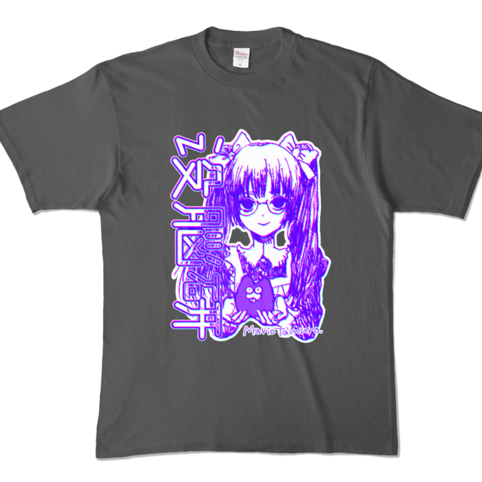 カラーTシャツ - XL - チャコール (濃色)(1)