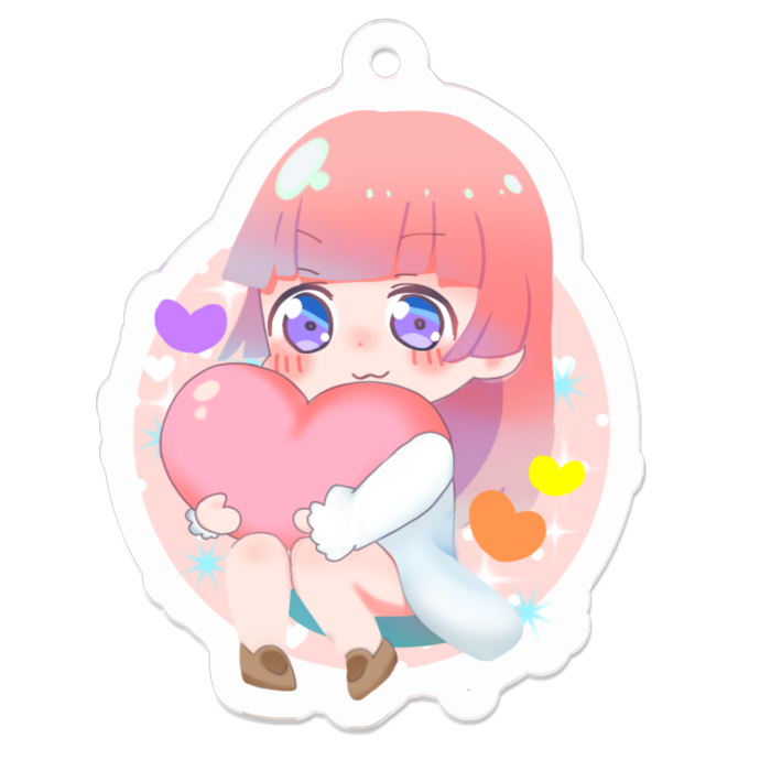 アクリルキーホルダー - 50 x 50 (mm)