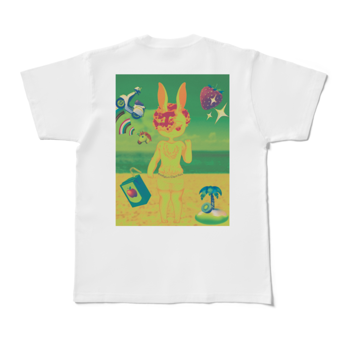 Tシャツ - M - 白(カラバリ)