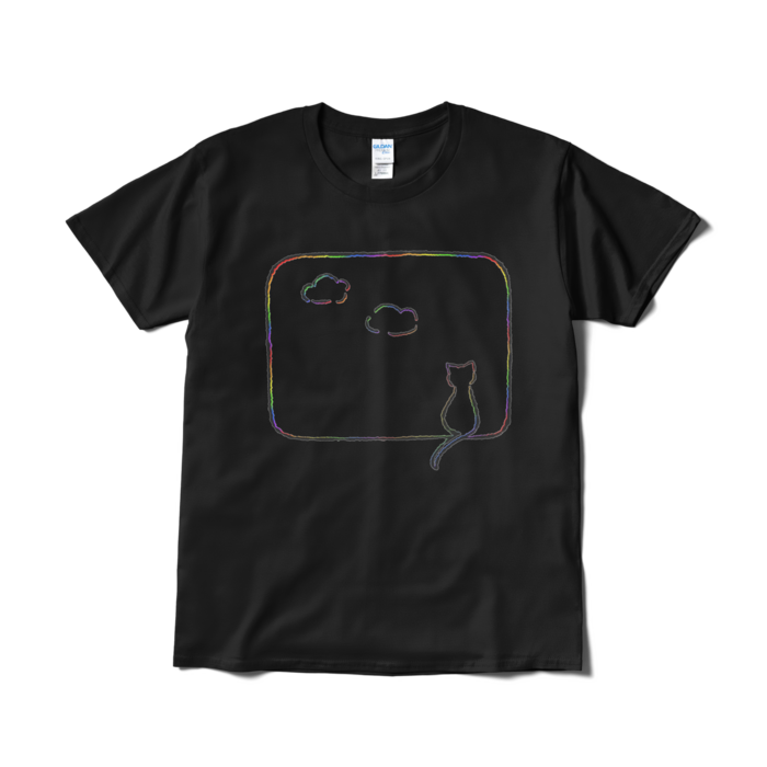 Tシャツ（シャドウ） - L - ブラック