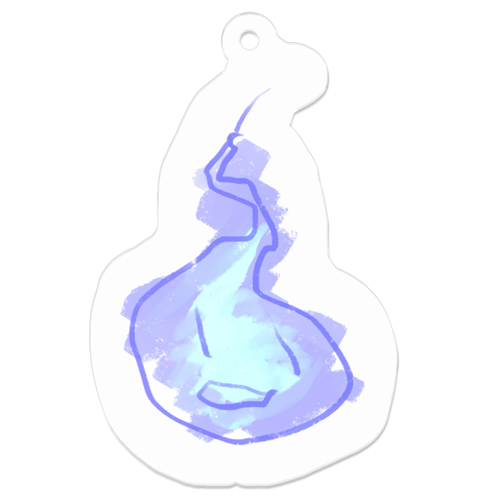 アクリルキーホルダー - 50 x 50 (mm)