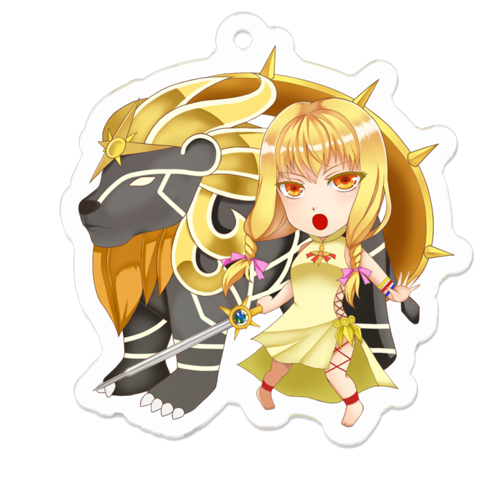 アクリルキーホルダー - 50 x 50 (mm)