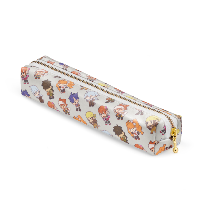 ペンケース - 20 x 4 x 4cm - ホワイト