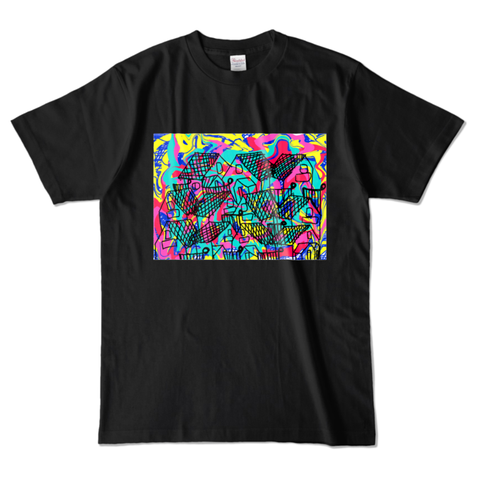 カラーTシャツ - L - ブラック (濃色)