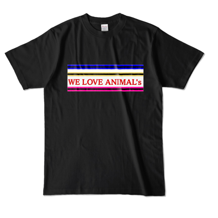 カラーTシャツ - L - ブラック (濃色)