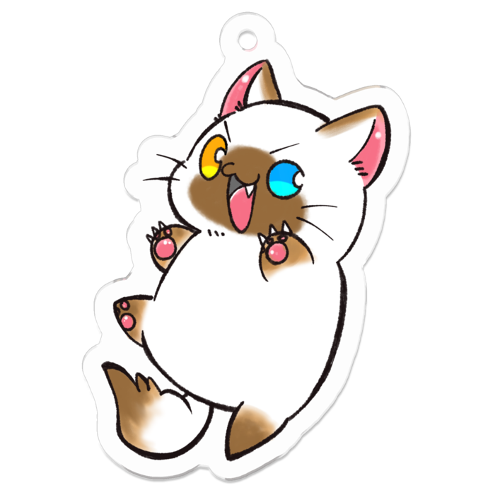 アクリルキーホルダー - 50 x 50 (mm)