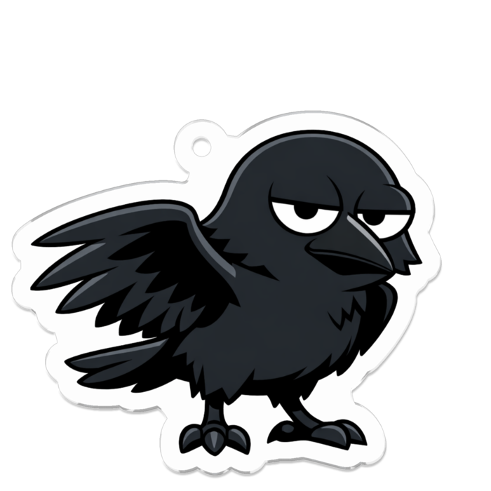 アクリルキーホルダー - 50 x 50 (mm)