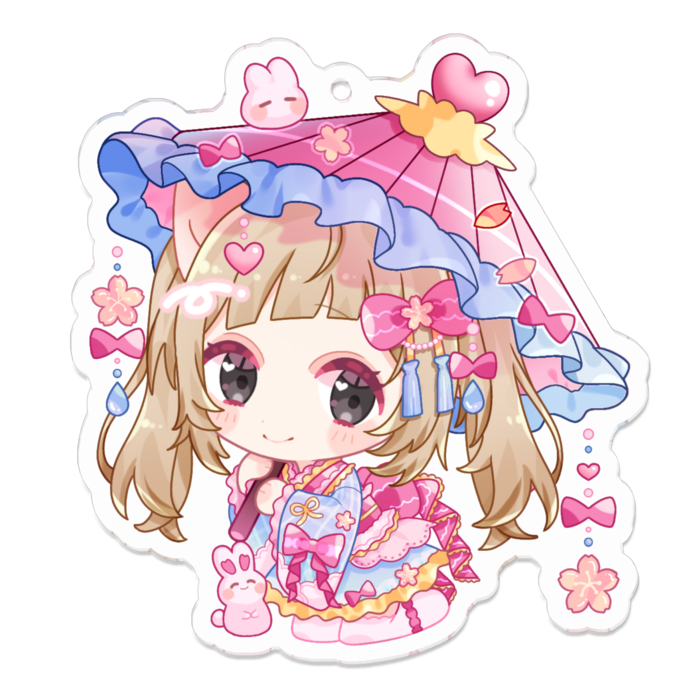 アクリルキーホルダー - 70 x 70 (mm)