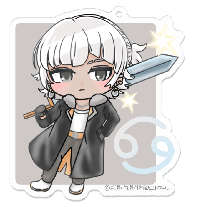 アクリルキーホルダー - 70 x 70 (mm)