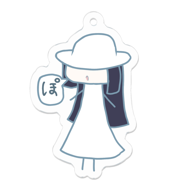 アクリルキーホルダー - 50 x 50 (mm)