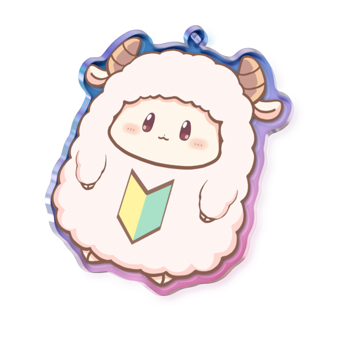 けだま① - 70 × 70mm