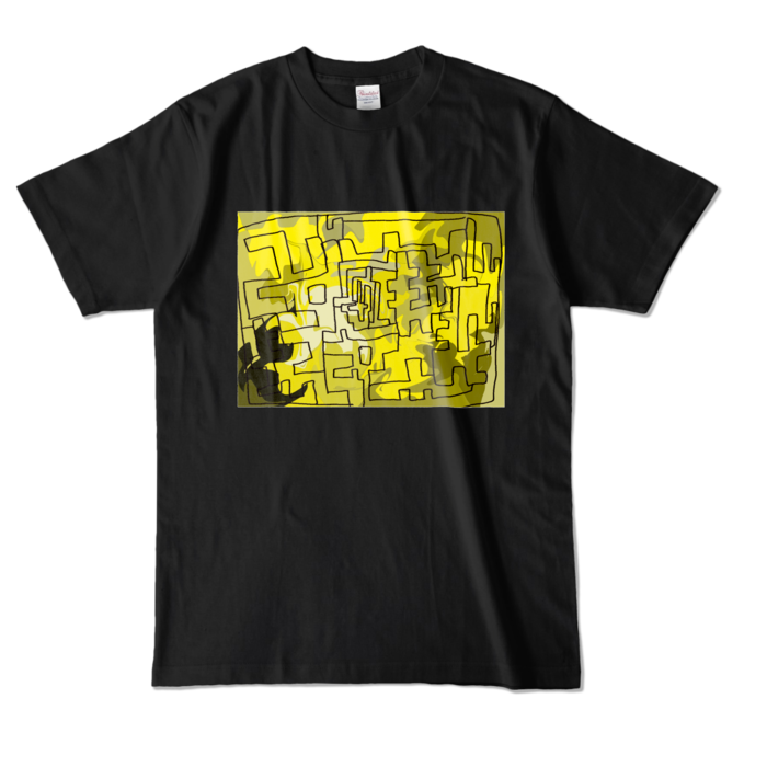 カラーTシャツ - L - ブラック (濃色)