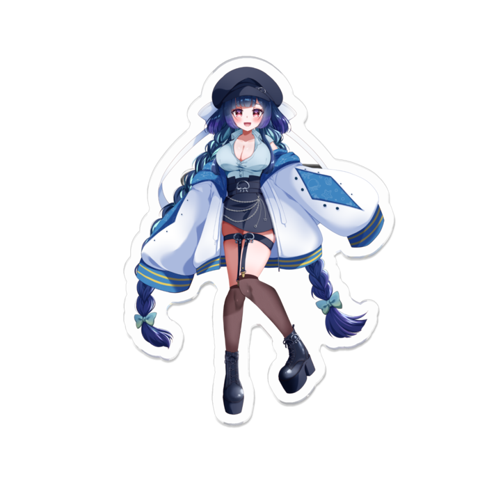 アクリルバッジ - 70 x 70 (mm)