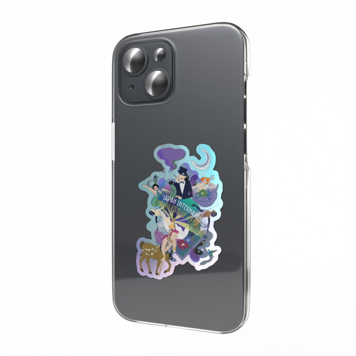 オーロラスマホステッカー - 縦