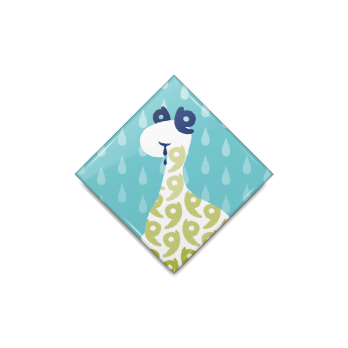 缶バッジ - ひし形40mm