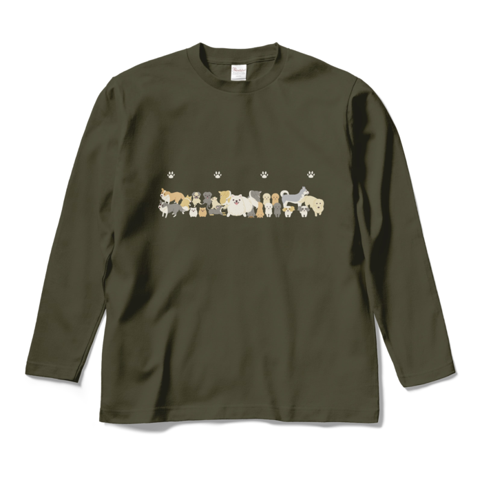 ロングスリーブTシャツ　アーミーグリーン　M