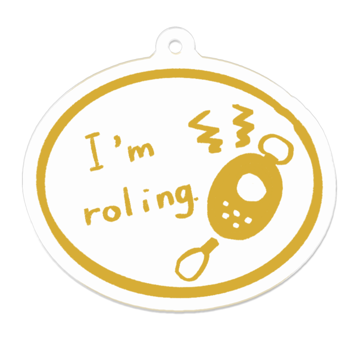 アクリルキーホルダー - 50 x 50 (mm)