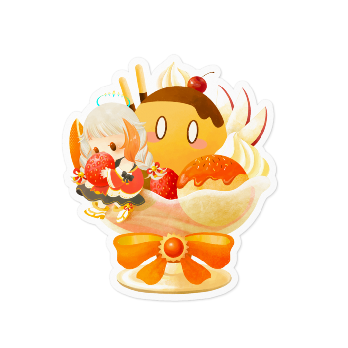 ステッカー - 100 x 100 (mm)