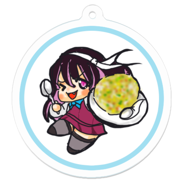 アクリルキーホルダー - 50 x 50 (mm)