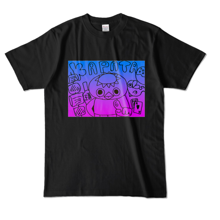 カラーTシャツ - L - ブラック (濃色)
