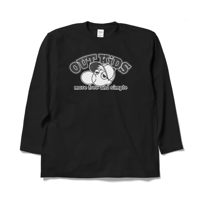 ロングスリーブTシャツ - XL - ブラック