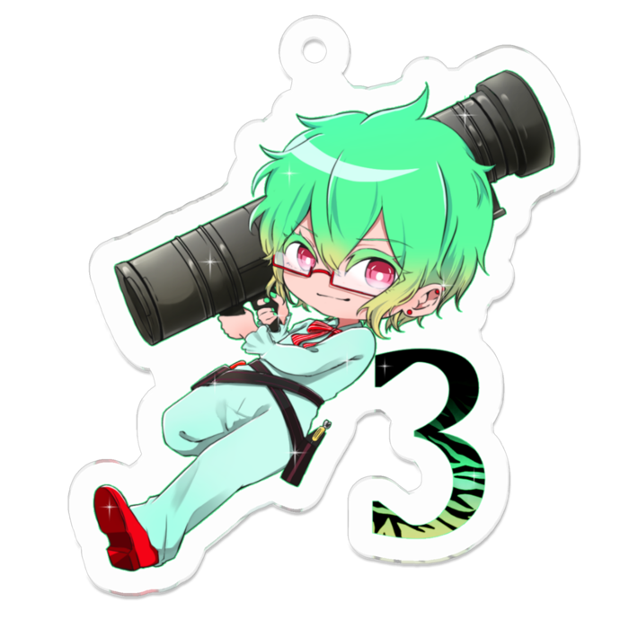 アクリルキーホルダー - W50 × 50mm 以内
