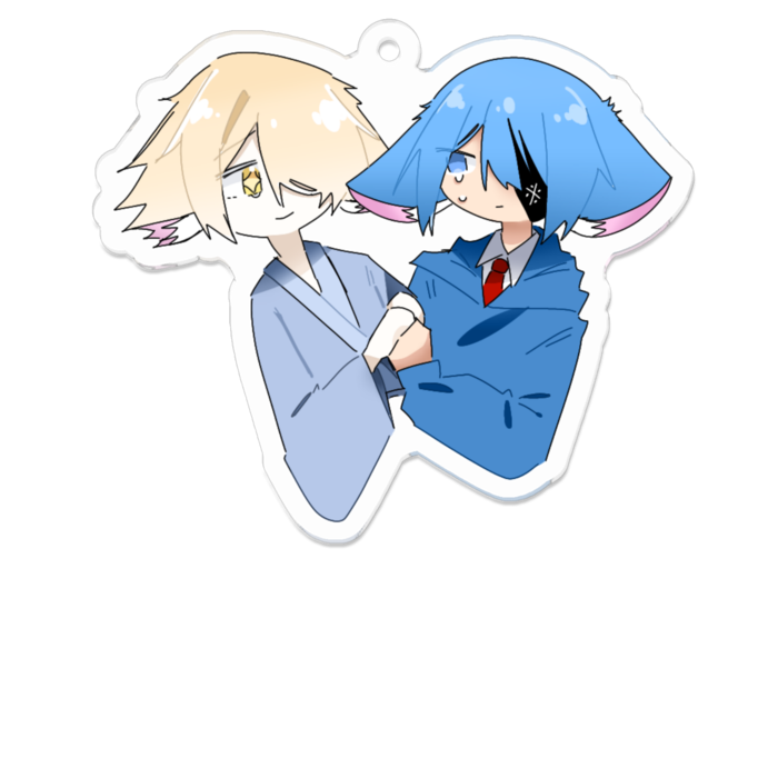 アクリルキーホルダー - 70 x 70 (mm)
