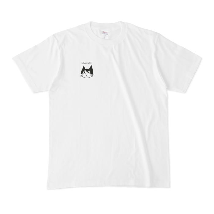 ハチワレ猫Tシャツ - M - 白